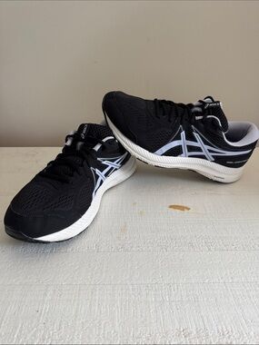 ASICS Black and White Women’s Athletic Running Shoes